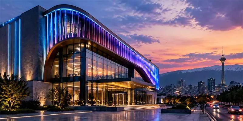 معماری و فناوری LED در نمای ساختمان